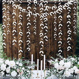 52 Ft White Party Decorations Leaf Garland Kit Paper Hanging White Lea