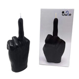 Middle Finger Candle - Hand Gesture Fck You Candle (Black)