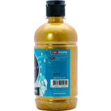 Gold Acrylic Paint Set 16.9Oz (500Ml), Perfect For Canvas, Wood, Fabric, Leather, Cardboard, Paper, Mdf And Crafts