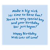 Great-Grandson Birthday Card - Large Card Opens To 10" X 7.75" - Made In Chicago - Premium Envelope Included & Shipped In Extra Sturdy Mailer 95816