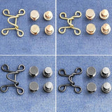 4 Sets Adjustable Nail-Free Waist Buckles, Adjustable Waist Buckle Ex