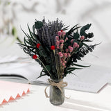 128 Pcs Mix Dried Eucalyptus & Lavender Flowers Bundles For Shower, 17'' Natural Real Hanging Silver Dollar Eucalyptus Leaves Stems, Fragrance Fresh Plants Home Bathroom Decor