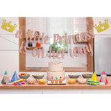 Little Princess Banner Baby Shower Decorations Crown Welcome Baby Supplies