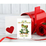 Reptile Valentine Day Classroom Sharing Cards (Set Of 24) Valentine'S Class Party Exchange - Snake Frog Alligator Lizard Turtle
