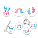 Chocolate Drop Labels Stickers, Gender Reveal Baby Shower Favor, Gender Reveal Stickers, Boy Or Girl, Fits Hershey'S Kisses Party Favors, Baby Shower Decorations, 0.75 Inches, Pack Of 180