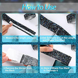 Bling Crystal Rhinestone Ribbon, Diy Self-Adhesive Rhinestone Sticker