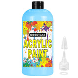 Acrylic Paint, Sky Blue Color Acrylic Paint Bottle, Rich Pigments, Non Toxic, Paints For Multi Art Surface, Beginners And Kids Painting On Rocks Crafts Canvas Wood Ceramic (Sky Blue, 7 Fl Oz)