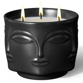 20Oz Large Black Funny Scented Candle For Men – Vanilla & Amber Oud, 3 Wick Non Toxic Soy Candle, Matte Ceramic Jar, Luxury Home Fragrance, Elegant Winter Décor & Premium Valentines Day Gift