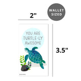 Mini Ocean Under The Sea Theme Valentines (Wallet-Sized Cards With Tiny Envelopes) For Valentine'S Day (Set Of 24)