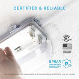 20 Pack 4FT T8 LED Hybrid Tubes 18W 2200LM 5000K Type A B Frosted Replacement