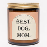 Best Dog Mom Candle, Dog Mom Gifts For Women - Lavender & Eucalyptus Soy Wax Scented Candle, 7Oz