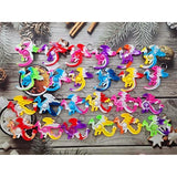 24 Packs Dragon Bulk Mini Pop Fidget Gift For Holiday Boys And Girls Kids Party Favors Supplies And Classroom Students Prize