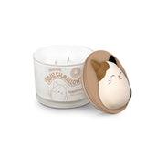 Studio Oh! x Squishmallow Cam Purrrfect Maple Donut Scented Candle, 12 oz, Maple, Cinnamon, Nutmeg, Tonka Bean Butter, and Vanilla Sugar, 38 Hour Burn Time, Reusable Decorative Jar