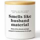Romantic Gift For Him Husband Valentine’S Day Candle Romantic Husband Material Gift For Birthday Anniversary Valentine Love Gifts For Men Husband From Wife Best Husbands Valentine Candle