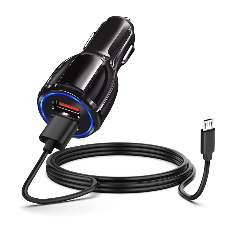 Car Charger Mirco Usb Charging Cable Fit For Alcatel Go Flip, Go Flip 3, Go Fl