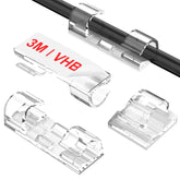 Adhesive Cable Clips Clear (40Pcs, M), Upgraded Wire Holders For Wall, Strong Cord Organizer Under Desk, Car, Pc, Christmas Light Indoor/Outdoor