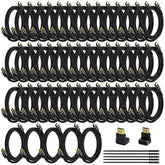 4K Hdmi Cable 4 Feet (50 Pack), Ultra Hd Hdmi 2.0 Cable, Nylon Braided & Gold-