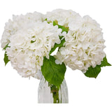 4-Packet White Hydrangea Artificial Flowers Faux Hydrangea Flowers Real Touch Bridal Hydrangea Wedding Decoration