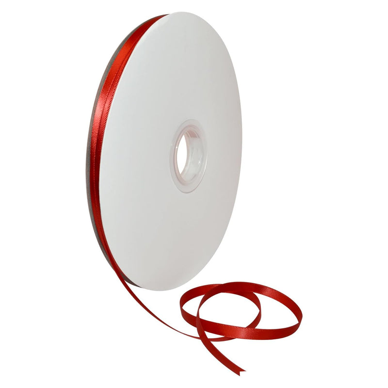 08806/00-250 Double Face Satin Ribbon 1/4" X 100 Yd Red Ribbon For Gif