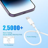 2 Pack 10FT USB C to Lightning Cable MFi Certified Fast Charging iPhone Charger Cord