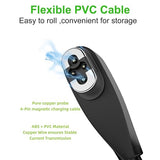 2 Pack 3.3FT Magnetic Charging Cable for Shokz OpenSwim Pro S710 Type C 4 Pin Black