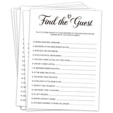 Find The Guest Baby Shower Game 30Pcs, Baby Shower Game Cards For Boy Girl, Gender Neutral Party Games Activities/Bb018