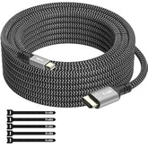 4K Mini Displayport To Hdmi Cable 20Ft, [4K@60Hz, Gold-Plated Plugs, Aluminum