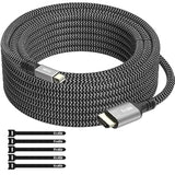 4K Mini Displayport To Hdmi Cable 20Ft, [4K@60Hz, Gold-Plated Plugs, Aluminum