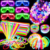112pcs Glow Party Supplies Glow Sticks Headbands LED Glasses Necklaces