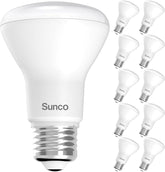 10 Pack BR20 LED Light Bulbs 7W 50W Equivalent 5000K Daylight Dimmable E26 550 Lumens