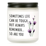 Get Well Gifts For Women, Inspirational Candle 7Oz, Cancer Care Gifts For Women, Sympathy Gift, Cheer Up, Comfort, Surgery Recover, Encouragement Lavender Scented Handmade Candle