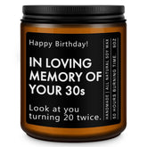 40 Year Old Birthday Gifts - Funny & Unique Presents For Men & Women Born In 1985, 40Th Birthday Gift Ideas, Lavender Scented Candle, 7Oz