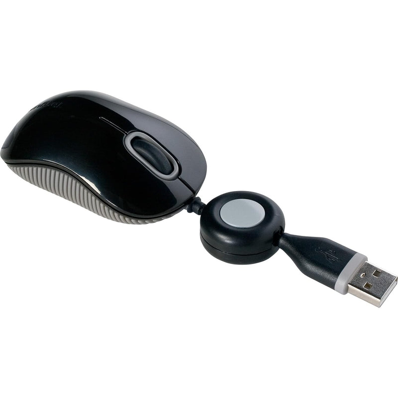 Targus Compact Mouse with Blue Trace Technology for Tracking and Retractable 2