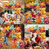 Fall Balloon Arch Kit: Thanksgiving Baby Shower Party Decor (163pcs)