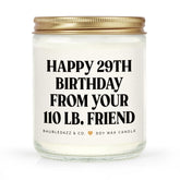Funny Best Friend Birthday Gifts For Women- Handmade Lavender Soy Wax Candle- Happy 30Th, 40Th, 50Th, 60Th,70Th Birthday Gifts For Women, Friend, Her, Bestie (7Oz)