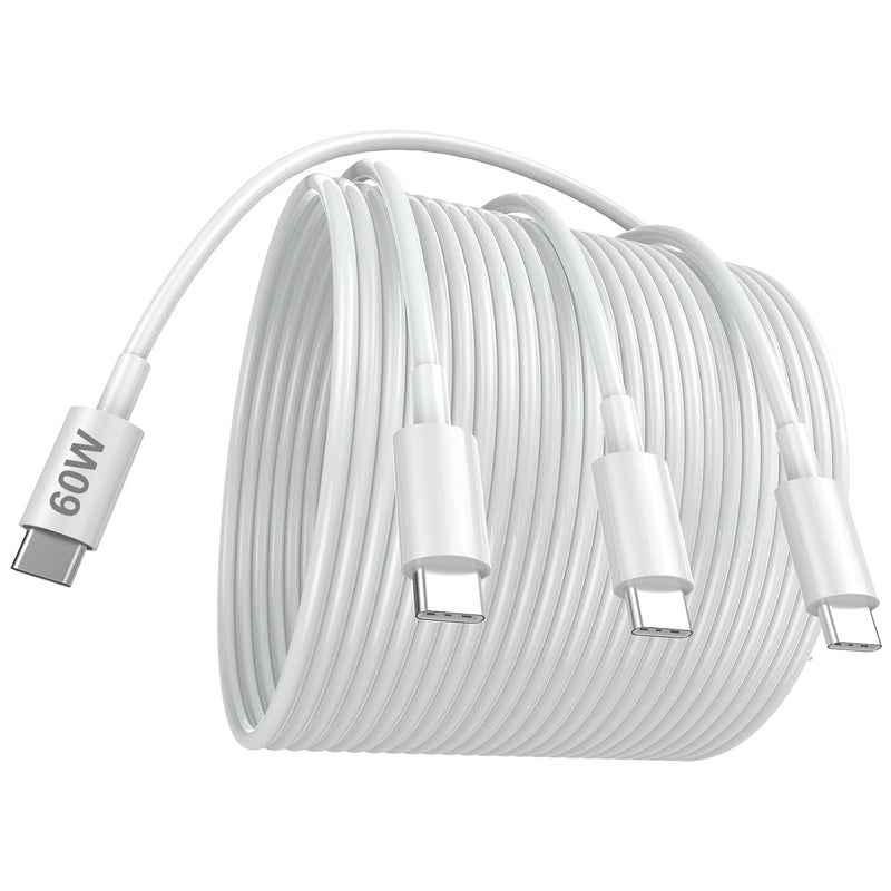 3Pack Usb C Charger Cable 3Ft 60W Usb C To Usb C Cable Fast Type C Charging Co