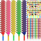 224pcs Party Noise Makers Bulk Fringed Blowouts Horns New Year Party
