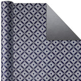 Hallmark Wrapping Paper Rolls for Graduation, Wedding, Birthday, Baby Shower, Bridal Shower - Foil Metallic Pastel Gift Wrap Paper (Set of 3 Reversible Rolls: 120 sq. ft. ttl.)