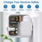 12W USB Wall Charger with 6.6FT Lightning Cable for iPhone iPad Mini Air Portable