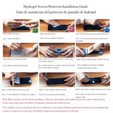 2Pcs Anti-Fingerprint Matte Hydrogel Film For Oneplus Open 7.82" Anti-Glare Transparent Soft Tpu Screen Protector Explosion-Proof Fingerprint Unlock, Self-Healing, Ultra-Thin