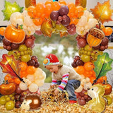 Fall Balloon Arch Kit 143pcs Thanksgiving Balloons for Autumn Baby Shower Birthday Party