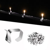 150 Pcs Christmas Lights Gutter Hooks Christmas Light Clips Galvanized Holiday Lights Hooks Gutter Hangers For Xmas Lights Outside Decoration (19 X 11 Mm)