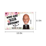 Bridal Shower Games - Who Has The Groom Scratch Off Cards - Floral Scratch Off Cards & Stickers - Bachelorette Party Game - Girls Night Out Activity - Bride Shower Supplies Decorations - 36 Pcs(D03)