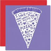 Funny Valentines Card - Love You More Than - Happy Anniversary Card For Family From Colleague Friends, 5.7 Inch Wedding Anniversaries Greeting Cards