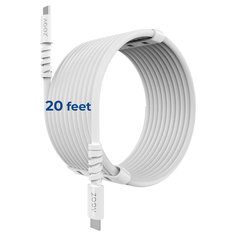 20Ft Usb C To Usb C Cable Fast Charging Cord Compatible With Macbook Air, Macb