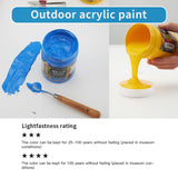 Large Acrylic Paints (16.9Oz/500Ml), Rich Pigments & Non-Toxic Craft Acrylic Paints For Multi Surface, Canvas, Wood, Stones For Adult Advanced Artists And Beginners