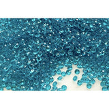8.0Mm 2 Ct 1000 Pcs Teal Wedding Party Diamond Confetti Table Scatters Decoration Good Crafted Diy Ideas