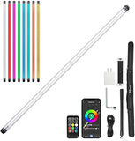 P120 RGB Handheld Photography Light App Control 1350LM LED Video Light Wand Waterproof