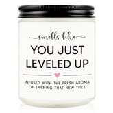 Promotion Gifts For Women At Work, New Job Candle Gifts, Congratulations Gift For Women, Funny Congrats Gift For Coworker, Gamer, Friend, Boss, Teachers, Nurses, Work Celebration Present