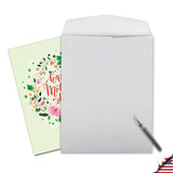 - Big Mother'S Day Card With Envelope (8.5 X 11 Inch) - Flowers, Loving Appreciation For Mom - Watercolor Mother'S Day J3484Mdg